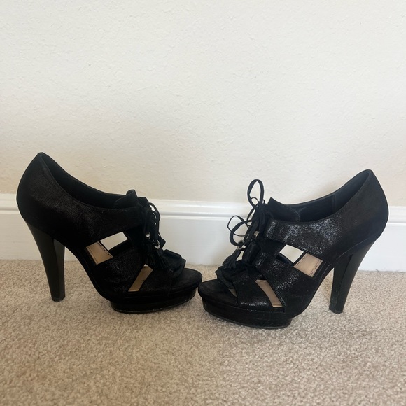 Coach Teagan Black Platform Heels - Picture 2 of 5